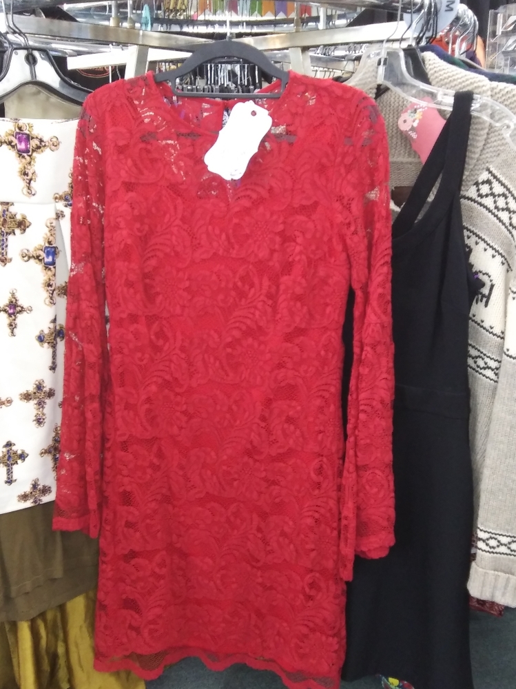 Cherry Red Lace
